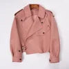 Sheepskin Leather Bomber Jacket