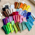 Women's Colorful Crew Socks –  Socks, One Size