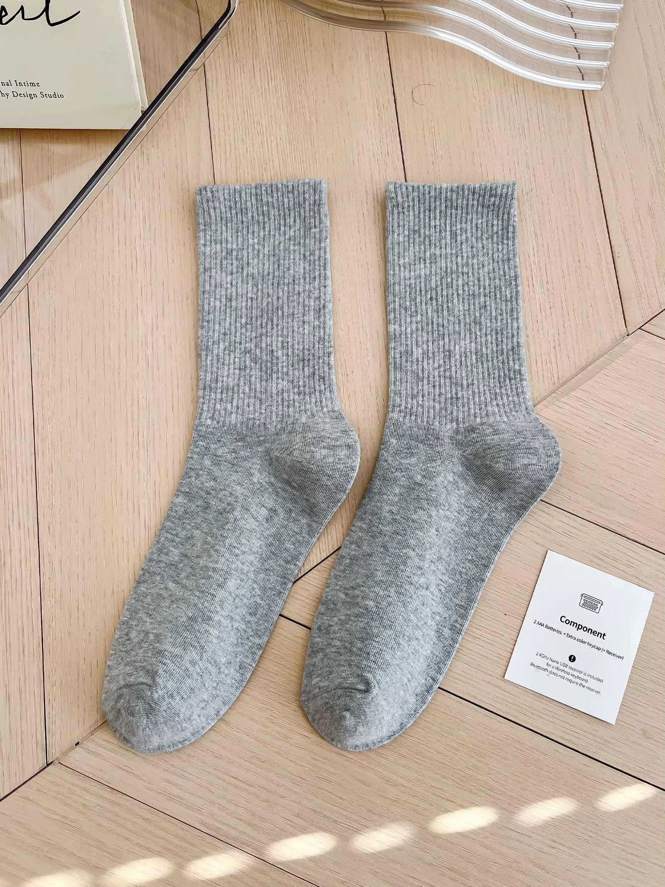 Women's Colorful Crew Socks –  Socks, One Size
