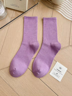 Women's Colorful Crew Socks –  Socks, One Size