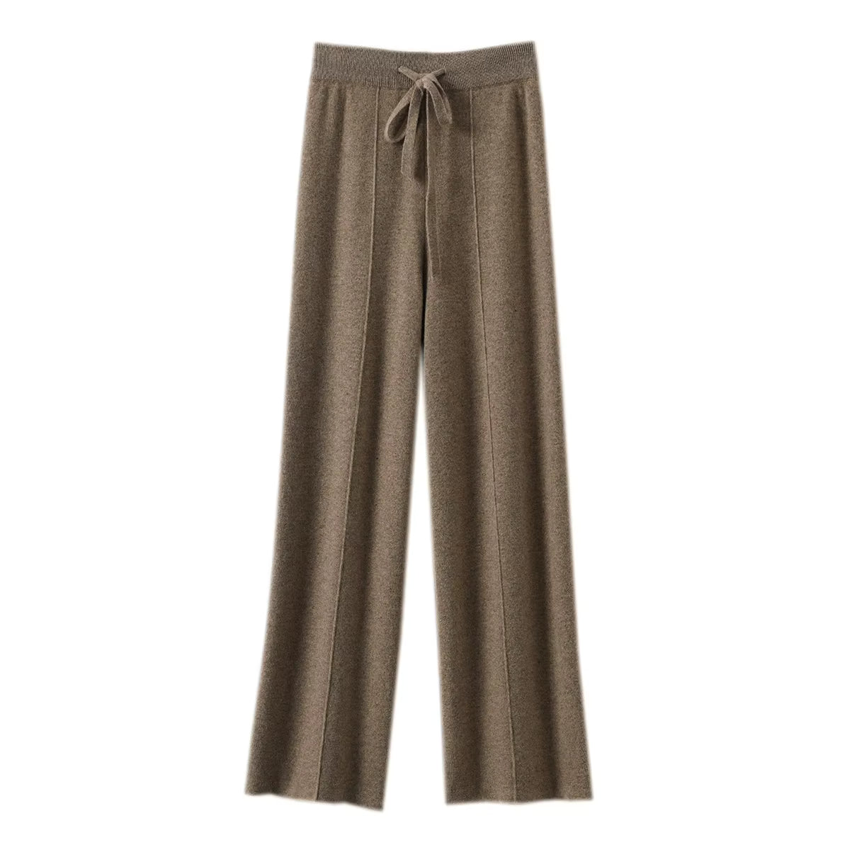 Women's Luxuriously warm 100% Wool Wide Leg Pants - Effortless elegance for work & weekend S Windia