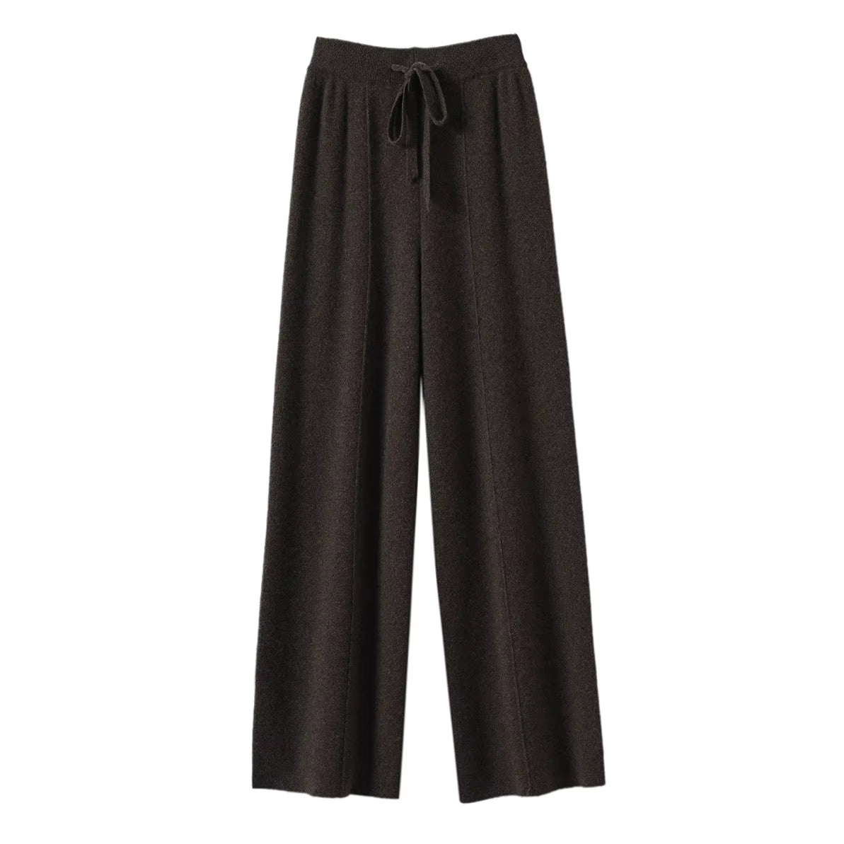 Women's Luxuriously warm 100% Wool Wide Leg Pants - Effortless elegance for work & weekend S Windia