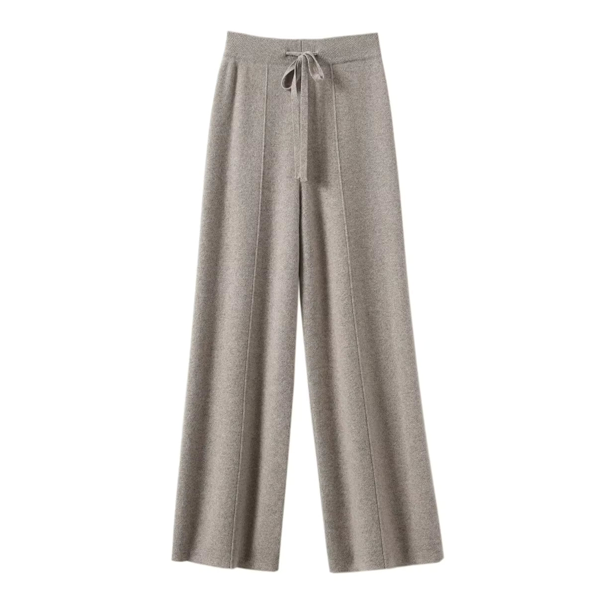 Women's Luxuriously warm 100% Wool Wide Leg Pants - Effortless elegance for work & weekend S Windia