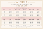 Women's Feather Crop Top & Sheer Mesh Maxi Skirt Set | Size Chart | Windia