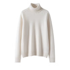 Women's 100% Cashmere Sweater | Luxuriously Soft Turn-Down Collar Pullover - Windia