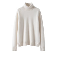 Women's 100% Cashmere Sweater | Luxuriously Soft Turn-Down Collar Pullover - Windia