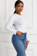 Women's Long-Sleeve Bodycon Jumpsuit