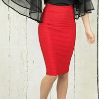 Elevate your style with our High-Waist Women's Pencil Skirt — a flattering figure-fitting staple! - Windia