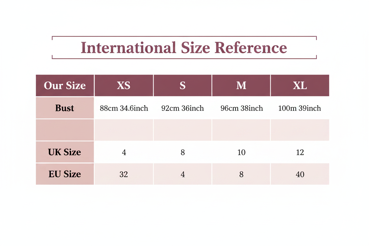 International Size Reference Chart