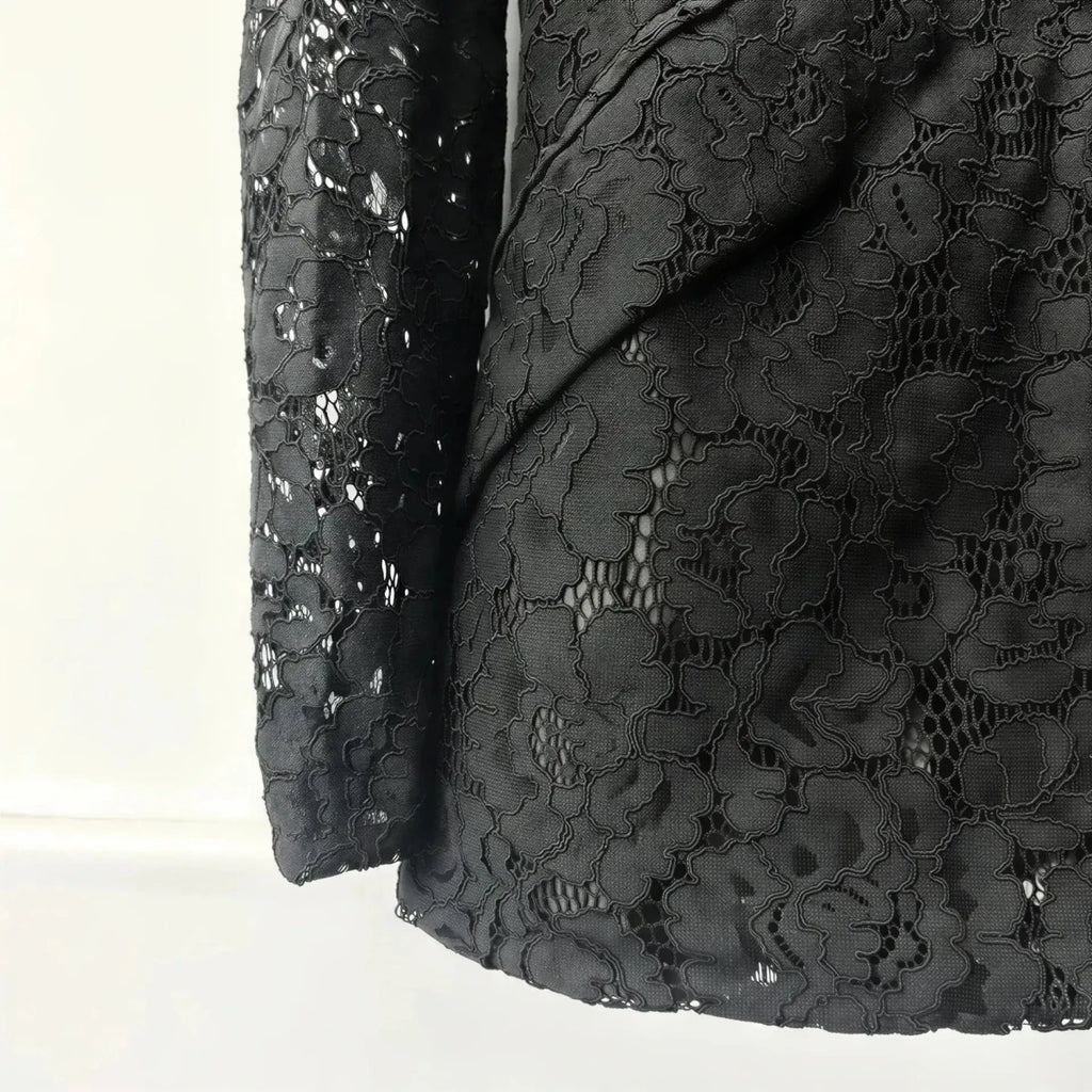 Lace Office Blazer & Pants Set – Women's 2-Piece Suit S Windia