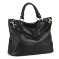 Leather Shoulder Tote Bag – Big Capacity Luxury Ladies Handbag Black Windia