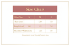 Linen Shirt Dress Size Chart