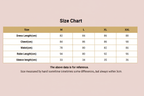 Luxury Silk Sleepwear Size Chart
