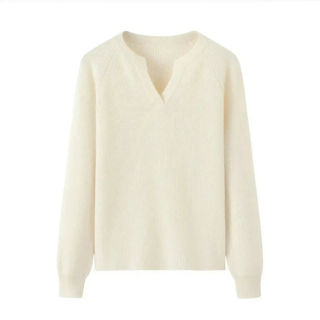Luxury Slim Fit Long Sleeve Knitted Pullover – 100% Pure Cashmere Sweater for Women M Windia