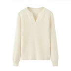 Luxury Slim Fit Long Sleeve Knitted Pullover – 100% Pure Cashmere Sweater for Women M Windia