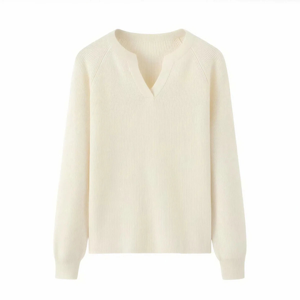 Luxury Slim Fit Long Sleeve Knitted Pullover – 100% Pure Cashmere Sweater for Women M Windia