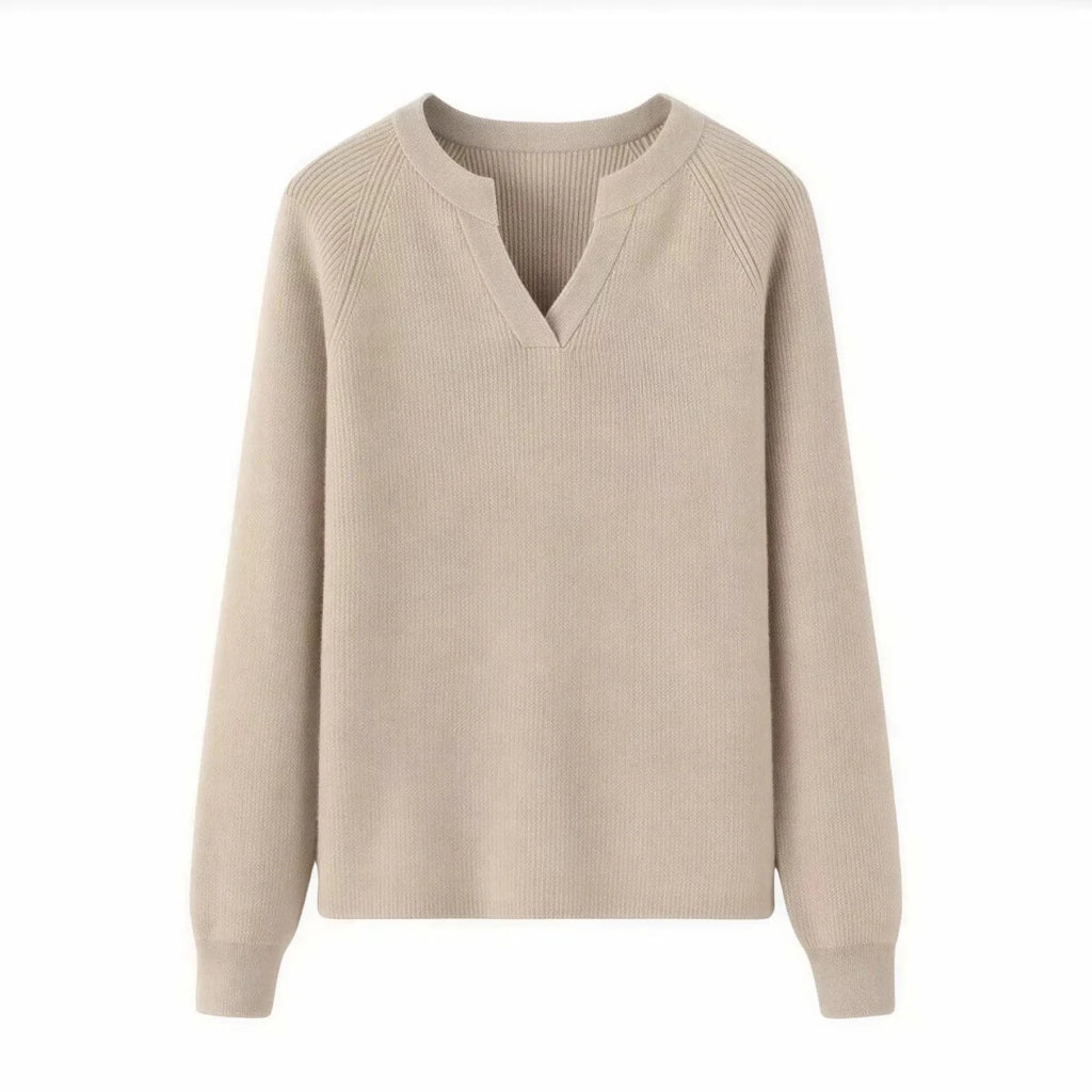 Luxury Slim Fit Long Sleeve Knitted Pullover – 100% Pure Cashmere Sweater for Women M Windia
