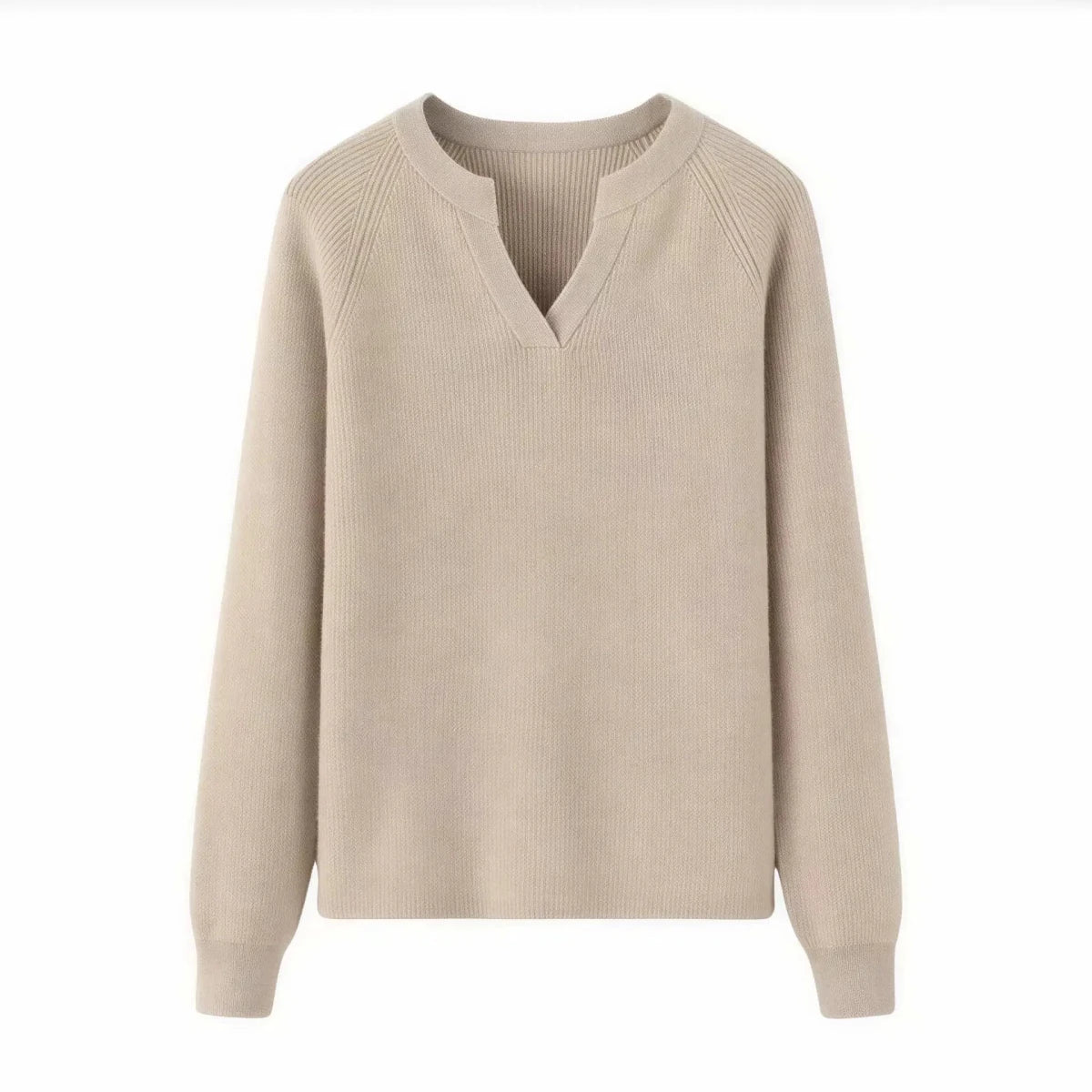 Luxury Slim Fit Long Sleeve Knitted Pullover – 100% Pure Cashmere Sweater for Women M Windia
