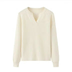 Luxury Slim Fit Long Sleeve Knitted Pullover – 100% Pure Cashmere Sweater for Women M Windia