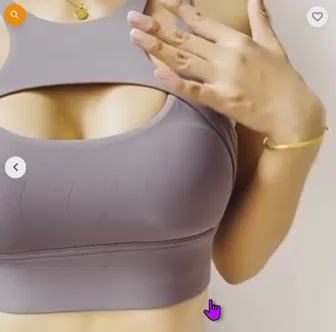 High Stretch Push Up Sports Bra – Hollow Breathable Yoga & Running Bra