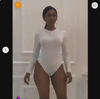 Women's Long-Sleeve Bodycon Jumpsuit | Windia