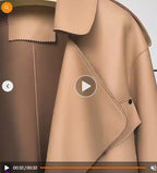 Women's  Leather Bomber Jacket