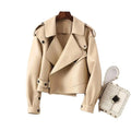 Sheepskin Leather Bomber Jacket XS Windia