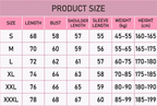 Top size chart in Windia pink colours
