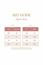 Windia Sports Bra Size Chart