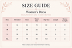 Windia women’s dress centimetre size chart preview