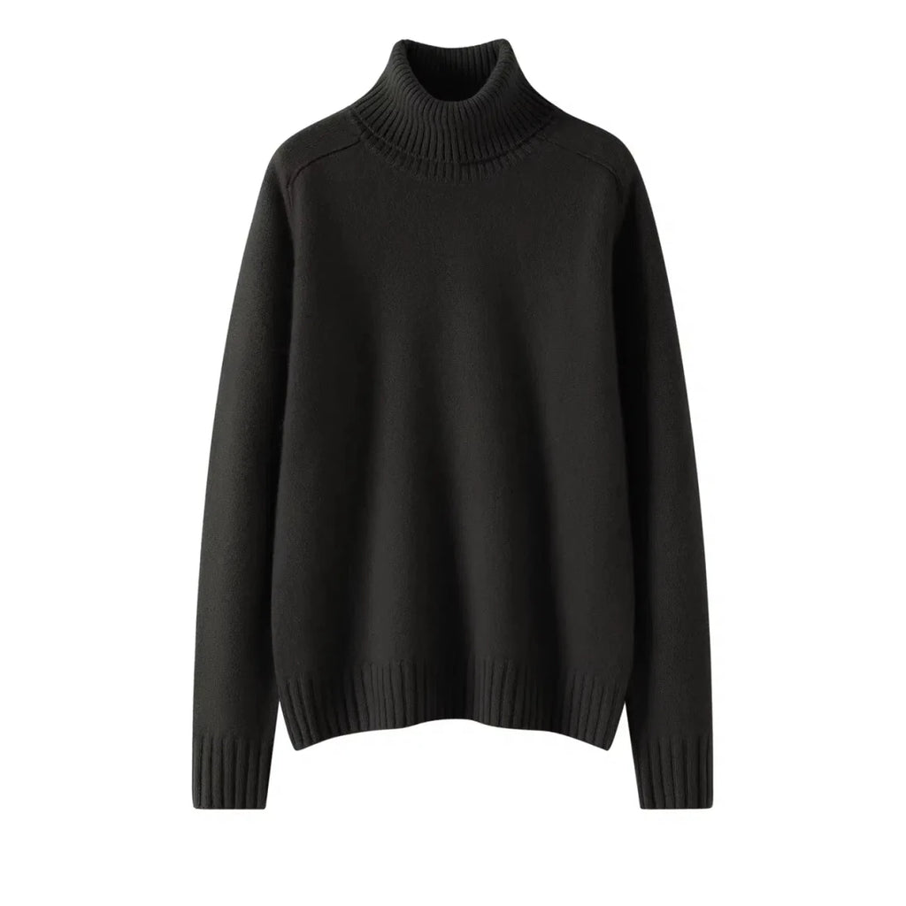 Women's 100% Cashmere Pullover Sweater with Turn-Down Collar 3XL Windia