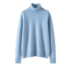 Women's 100% Cashmere Pullover Sweater with Turn-Down Collar 3XL Windia