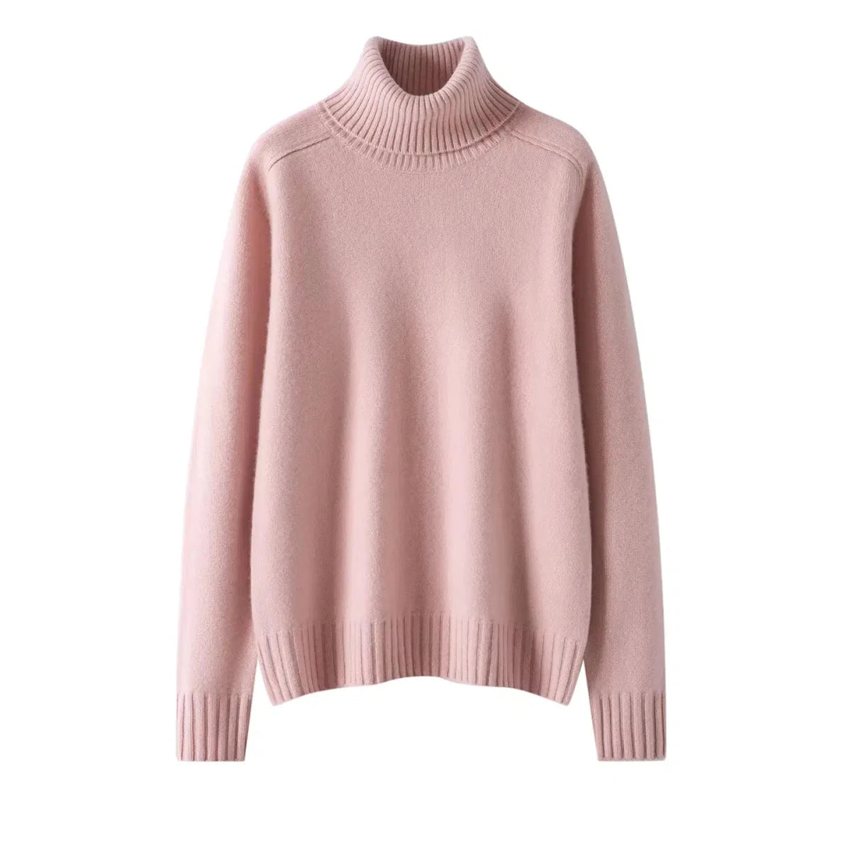 Women's 100% Cashmere Pullover Sweater with Turn-Down Collar 3XL Windia
