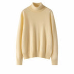 Women's 100% Cashmere Pullover Sweater with Turn-Down Collar 3XL Windia