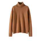 Women's 100% Cashmere Pullover Sweater with Turn-Down Collar 3XL Windia