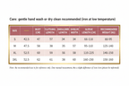 Women's 100% Cashmere Sweater | Size Chart | Windia