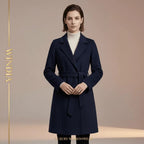Women's Cashmere Wool Coat | Elegant Long Double-Sided Spring Coat S Windia