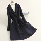 Women's Cashmere Wool Coat | Elegant Long Double-Sided Spring Coat S Windia