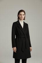Women's Cashmere Wool Coat | Elegant Long Double-Sided Spring Coat - Windia