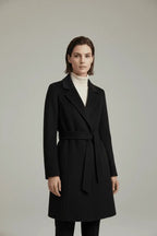 Women's Cashmere Wool Coat | Elegant Long Double-Sided Spring Coat S Windia