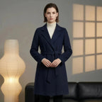 Women's Cashmere Wool Coat | Elegant Long Double-Sided Spring Coat S Windia