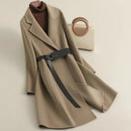 Women's Cashmere Wool Coat | Elegant Long Double-Sided Spring Coat S Windia
