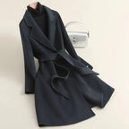Women's Cashmere Wool Coat | Elegant Long Double-Sided Spring Coat S Windia