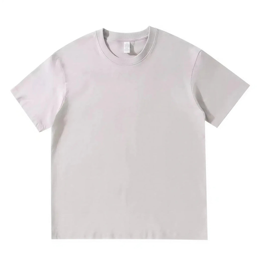 Women's Heavyweight 230GSM Cotton T-Shirt, Loose Drop Shoulder O-Neck S Windia