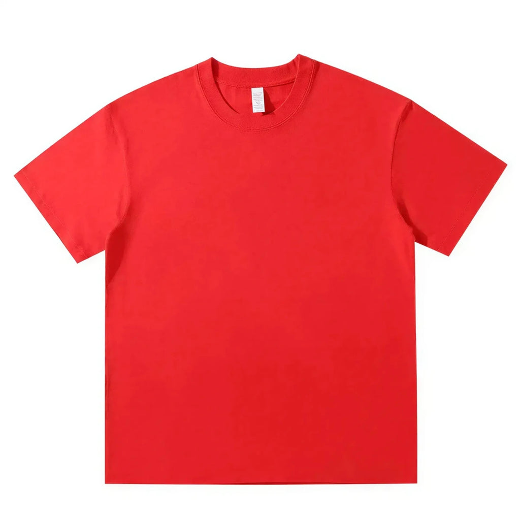 Women's Heavyweight 230GSM Cotton T-Shirt, Loose Drop Shoulder O-Neck S Windia