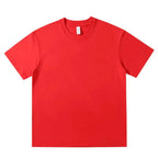 Women's Heavyweight 230GSM Cotton T-Shirt, Loose Drop Shoulder O-Neck S Windia