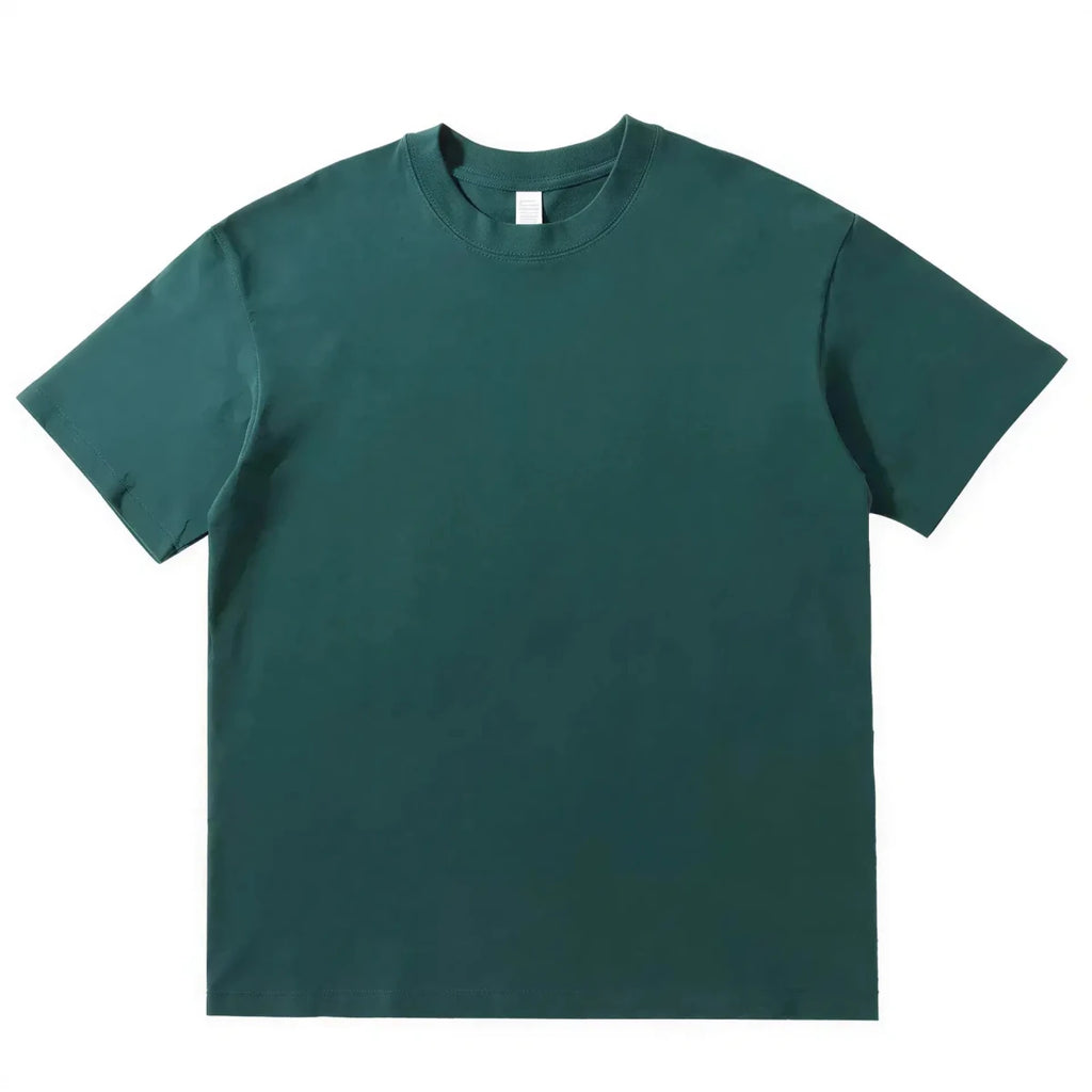 Women's Heavyweight 230GSM Cotton T-Shirt, Loose Drop Shoulder O-Neck S Windia