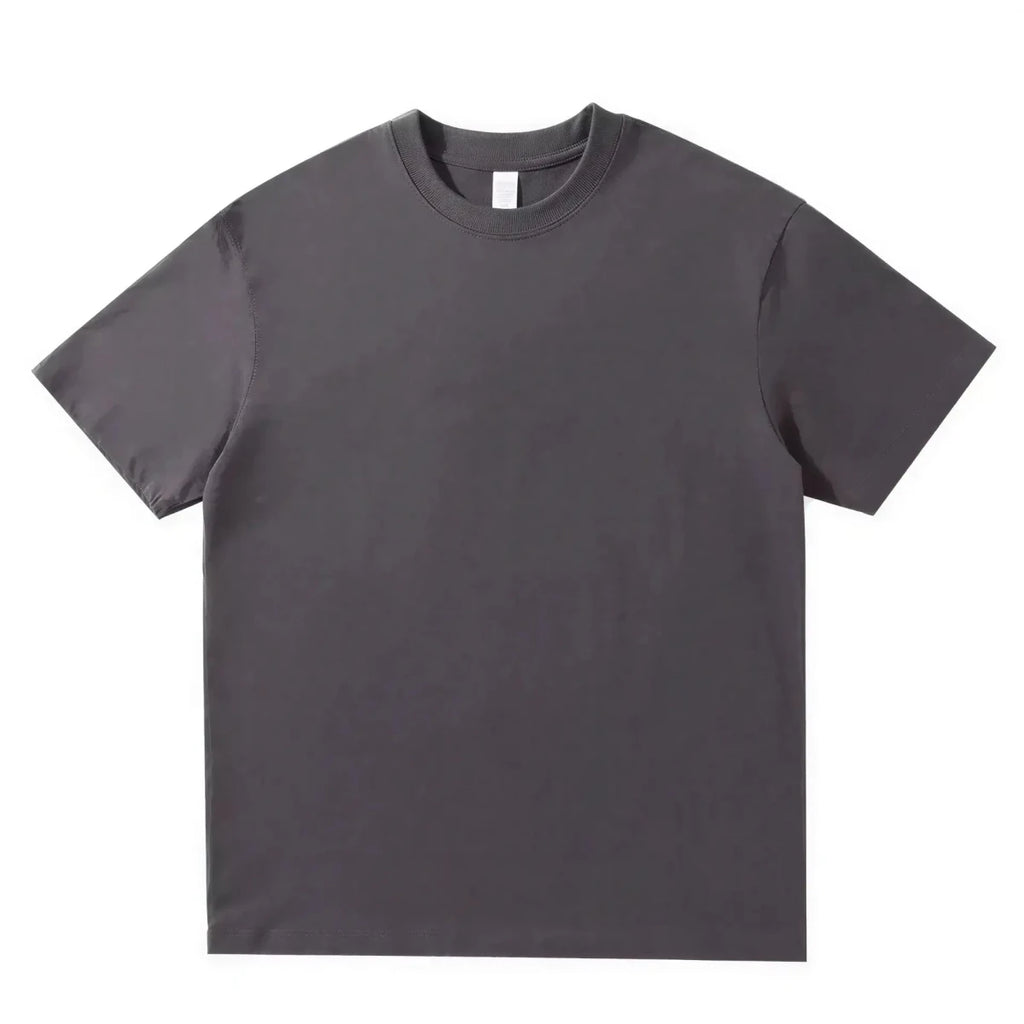 Women's Heavyweight 230GSM Cotton T-Shirt, Loose Drop Shoulder O-Neck S Windia