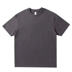 Women's Heavyweight 230GSM Cotton T-Shirt, Loose Drop Shoulder O-Neck S Windia