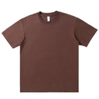 Women's Heavyweight 230GSM Cotton T-Shirt, Loose Drop Shoulder O-Neck S Windia